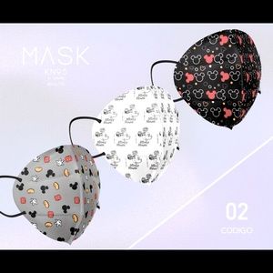 3 Face Masks KN95 Layered Protection Unique Design